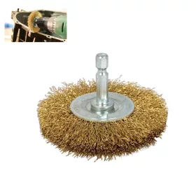   Drótcsiszoló kefe fúrógépbe fogható - 1/4" hatlap - Laser Tools