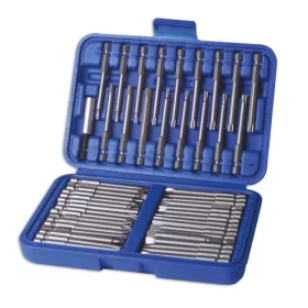   Csavarhúzó bit készlet extra hosszú - 50 db-os - Laser Tools
