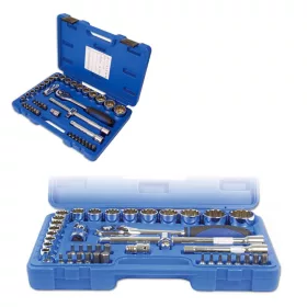   Dugókulcs - crowafej készlet 1/2" Gear Lock - Alldrive 42 db-os 10-32 mm - Laser Tools