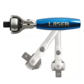 Crowa racsnis kulcs 3/8" - állítható - Laser Tools