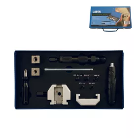   Fékcsőperemező készlet járművön is használható 4,75 + 1/4" Profi - Laser Tools