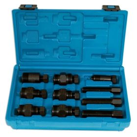   Motorkerékpár lendkerék lehúzó készlet 10 db-os 15 féle méret M14-M28 - Laser Tools