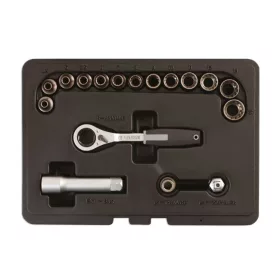   Dugókulcs készlet átmenő csavarokhoz 6 lapú "AllDrive" 29 db-os - Laser Tools