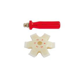   Hűtőborda fésű 6:1-ben: 8-9-10-12-14-15 mm-es méretek - Laser Tools