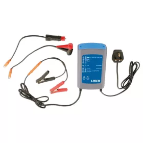   Akkumulátor töltő 12V - 10A - 4:1-ben Inteligens -TS20 - Laser Tools