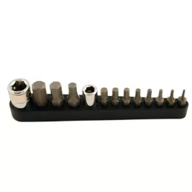   Bit készlet 13 db-os imbusz + bit 1/4"-3/8" befogó - Laser Tools