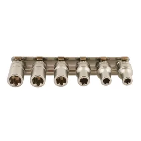   Dugókulcs - crowafej készlet 1/4" Torx Plus® belső 6 db-os EP6-EP12 -EPL - Laser Tools