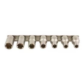   Dugókulcs - crowafej készlet 3/8" TorxPlus® belső 7 db-os EP10-EP20 - Laser Tools