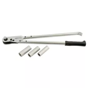   Kerékcsavar leszedő - ERŐ kulcs 3,5-szeres áttétel - 17-19-21 mm 1/2" - Laser Tools