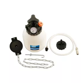   Féklégtelenítő kanna kézi pumpás + Univerzális és 44 mm-es EU Adapter - Laser Tools