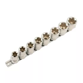   Dugókulcs - crowafej készlet 1/2" Torx Plus® belső 8 db-os EPL18 - EPL32 - Laser Tools