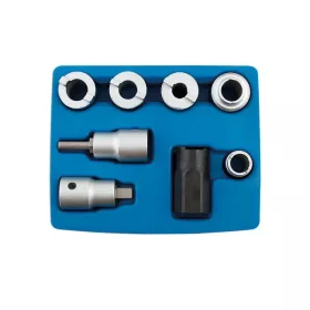   Lengéscsillapító anya nútoskulcs készlet 8 db-os - teljes szett - Laser Tools
