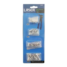   Szegecsanya készlet 40 db-os Aluminium M3-M4-M5-M6 - Laser Tools