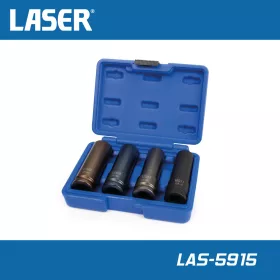   Légkulcsfej készlet 1/2" 4 db-os alufelnihez 17/19/21+17-es Mercedes WAF - Laser Tools