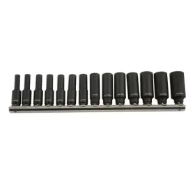   Légkulcsfej 1/4" 6 l.h. 14 db-os készlet 4 - 15 mm - Laser Tools