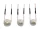 Indukciós melegítő kiegészítő fej készlet kerékanyákhoz 3 db:17-19-21 mm - Laser Tools - UK