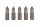 Bit készlet 05 db-os MULTI-FIT 6:1-ben: Ph1-2-3 + Pz1-2-3 - Rövid - Laser Tools