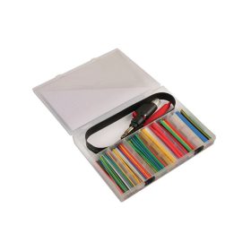   Zsugorcső készlet - színes 162 db-os + gázos zsugorpisztoly készlet - Laser Tools