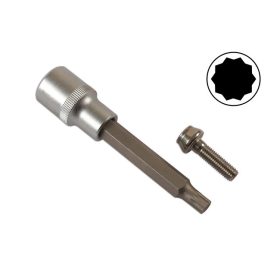   Többrészes split rim felni dugókulcs -belső 10 szögű csavarfejre 7 mm - Laser Tools