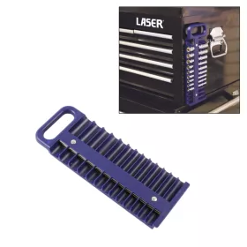   Dugókulcstartó mágneses tálca 1/4" - 26 db-os 285x102 mm - Laser Tools