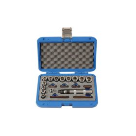   Csavarkiszedő készlet - sérült fejű csavarokhoz 20 db-os készlet üthető szár - Laser Tools