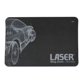   Sárvédő takaró csúszásmentes gumiszőnyeg 900 x 610 x 5 mm - fekete - Laser Tools