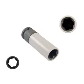   Kerékanya gépi dugófej Convex MS17-es hosszú, védőkupakkal - Mercedes - Laser Tools