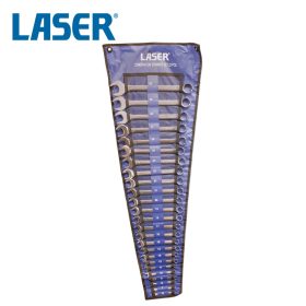   Csillag-villáskulcs készlet 25 db-os 6-32 mm tükrös-polírozott kiv. - Laser Tools