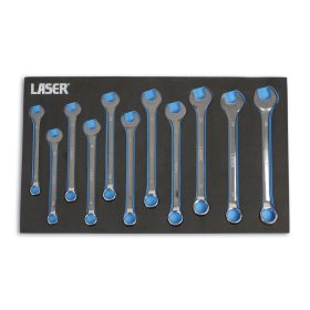   Csillag-villáskulcs készlet 11 db-os 15-25 mm EVA tálcán - Laser Tools