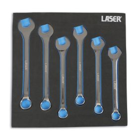   Csillag-villáskulcs készlet 6 db-os 26-32 mm EVA tálcán - Laser Tools