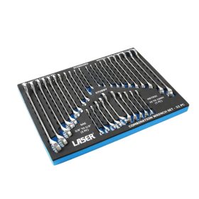   Csillag-villáskulcs készlet 32 db-os metrikus és COLOS tálcás - Laser Tools
