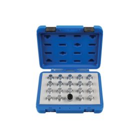   Kerékőr kulcs készlet Opel/Vauxhall gyári kerékőrökhöz 20 db 101-120 - Laser Tools