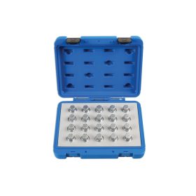   Kerékőr kulcs készlet Opel/Vauxhall gyári kerékőrökhöz 20 db 121-140 - Laser Tools