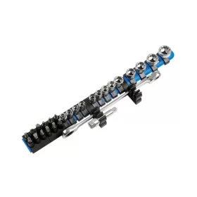   Dugókulcs - crowafej készlet 1/4" Gear Lock - Alldrive 27 db +Tartozékok - Laser Tools