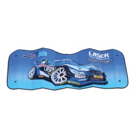   Autós szélvédő napellenző, napvédő - 130 x 60 cm - Racing - Laser Tools