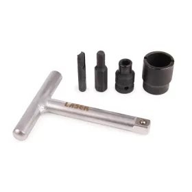   Olajleeresztő csavar-műanyag-hoz 3+2 db-os kulcs készlet - Laser Tools