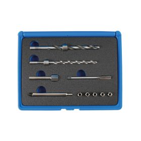   Porlasztó leszorító csavar kifúró készlet Mercedes Benz CDi - M6x1.00 - Laser Tools