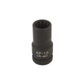   Féknyeregkulcs 10 szögű 15 mm -Belső Ribe- AP-15 -Audi Q7-S8 /Porsche - Laser Tools