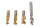 Ponthegesztés lefúró készlet 4 db-os HSS-Co5 + titán bevonat - Laser Tools