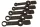 Féknyeregkulcs készlet -TEHER- üthető 5 db-os E18-E20-E24 + M24-M26 3/4" - Laser Tools