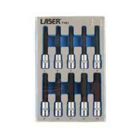   Rátűzőkulcs készlet 3/8" imbusz, hossz. 4-13 mm - Laser Tools