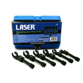   Üzemanyagcső speciális kulcs készlet CSUKLÓS 6 db-os 12-19 mm - Laser Tools