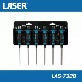   Kiütő készlet 6 db-os 3-10 mm - extra hosszú - 205 mm - Laser Tools