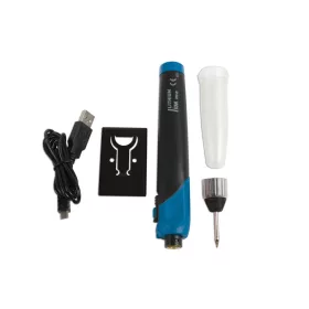   Forrasztópáka készlet újratölthető akkumulátorral - 12 W max.500°C - Laser Tools