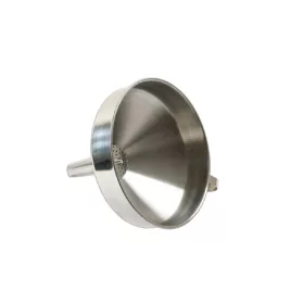   Rozsdamentes tölcsér kivehető szűrőbetéttel - 200 mm x 178 mm x 20 mm - Laser Tools