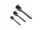 Racsnis hajtószár MAROK 3 db-os készlet108 fog EXTRA FINOM 1/4"-3/8"-1/2" - Laser Tools