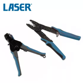   Kábel vágó, saruzó, blankoló fogó készlet 2 db-os - Laser Tools