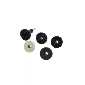   Felülettisztító készlet - négertárcsa + filc korong 6 részes készlet - Laser Tools