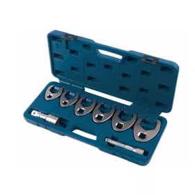   Villáskulcs adapter készlet nyitott 1/2"-3/4" 6+2 db: 33-50 mm "Crowfoot" - Laser Tools