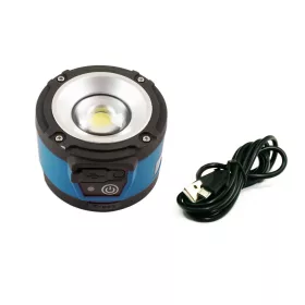   Szerelőlámpa LED COB ledes - akkus, mágneses 5W 600 Lumen + USB - Laser Tools